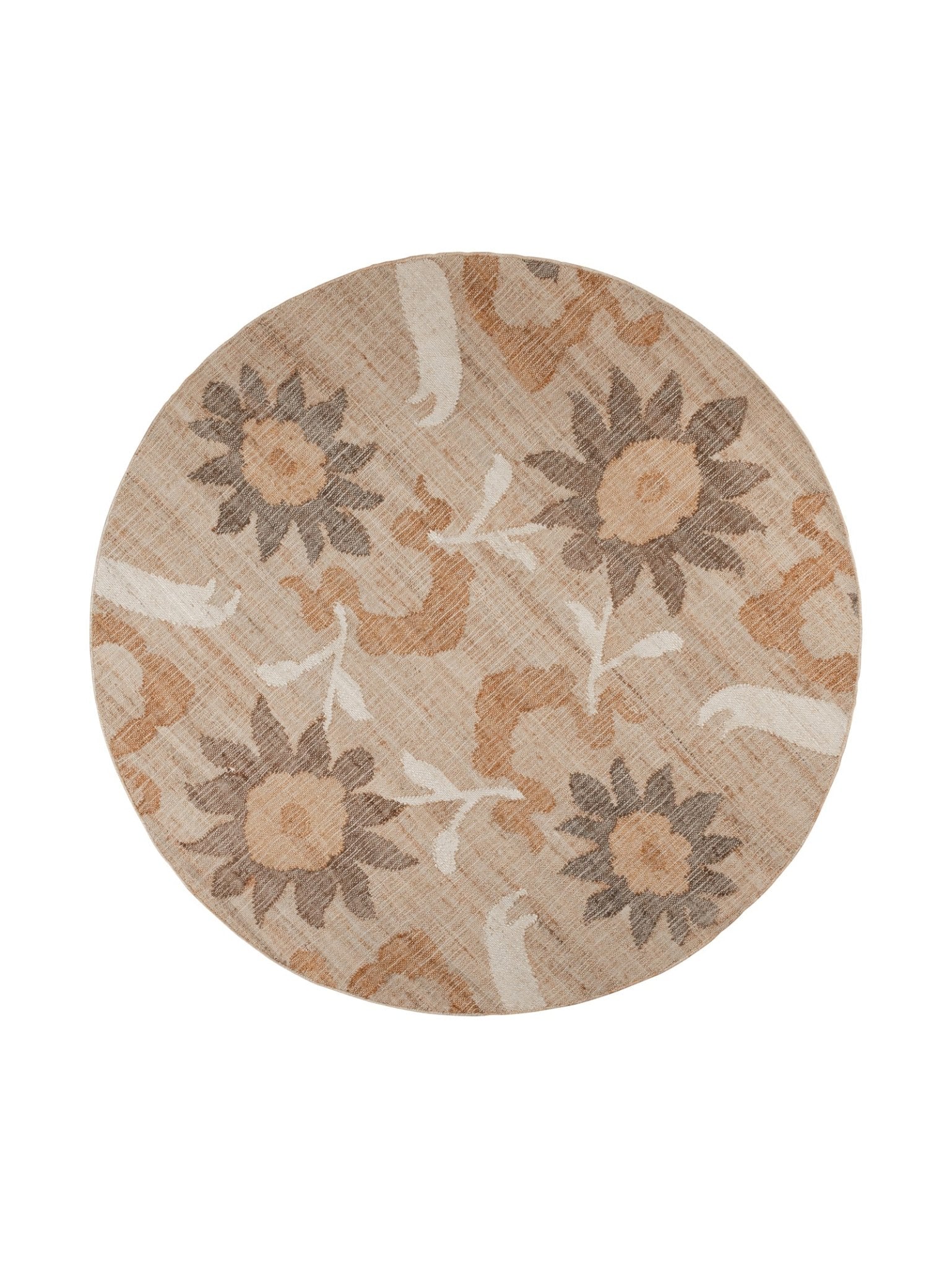 Iroki Round Rug in Honey - Hertex Haus - Hertex Haus