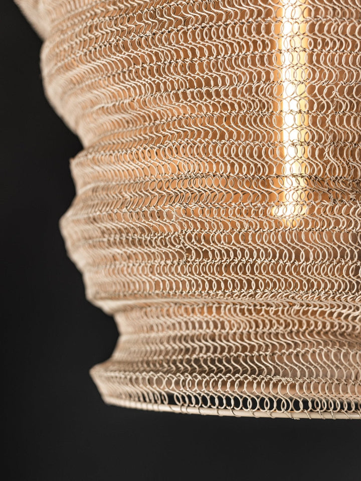 Lampara Mesh Pendant in Sand - Lighting- Hertex Haus Online - Homeware