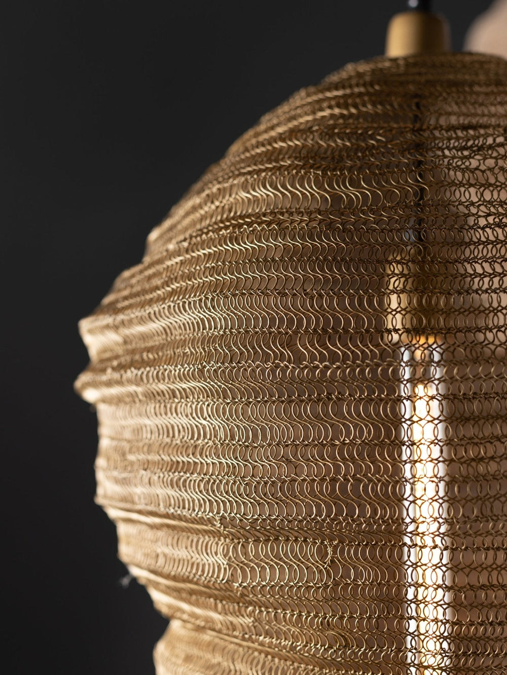 Lampara Mesh Pendant Large - Lighting - Hertex Haus - Blacks