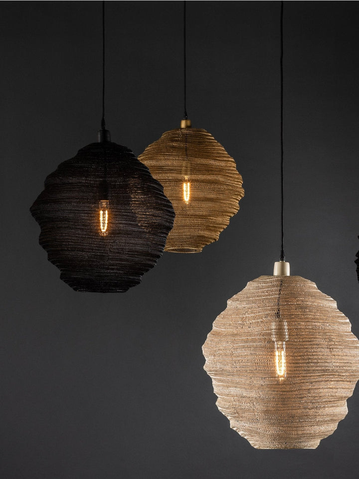 Lampara Mesh Pendant Small - Lighting - Hertex Haus - Blacks