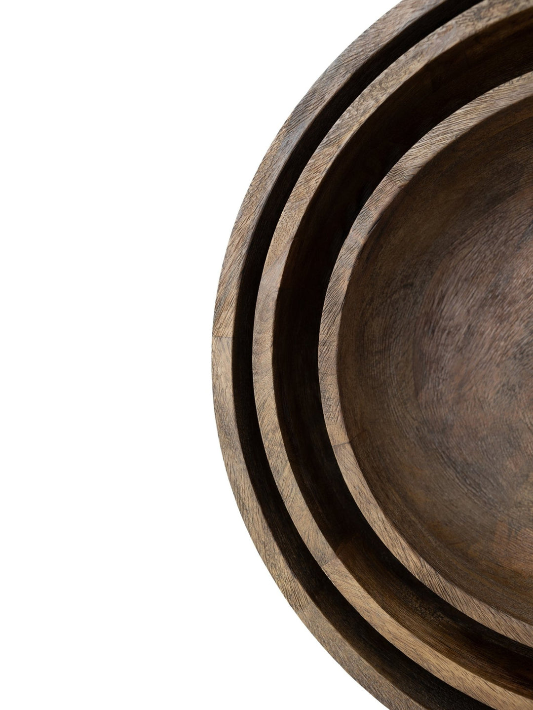 Melone Wooden Bowl in Cinnamon - Bowls - Hertex Haus - bowl