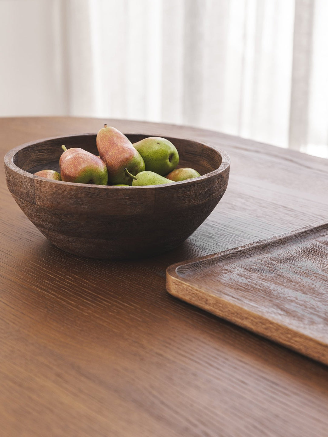 Melone Wooden Bowl in Cinnamon - Bowls - Hertex Haus - bowl