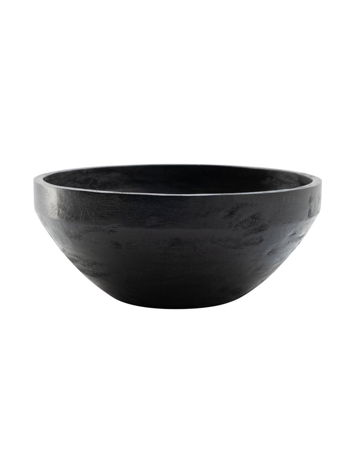 Melone Wooden Bowl in Pepper - Bowls - Hertex Haus - bowl