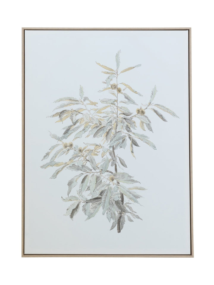 Olive Branch Wall Art in Dusty Green - Wall Art - Hertex Haus - badge_hand_painted_finish