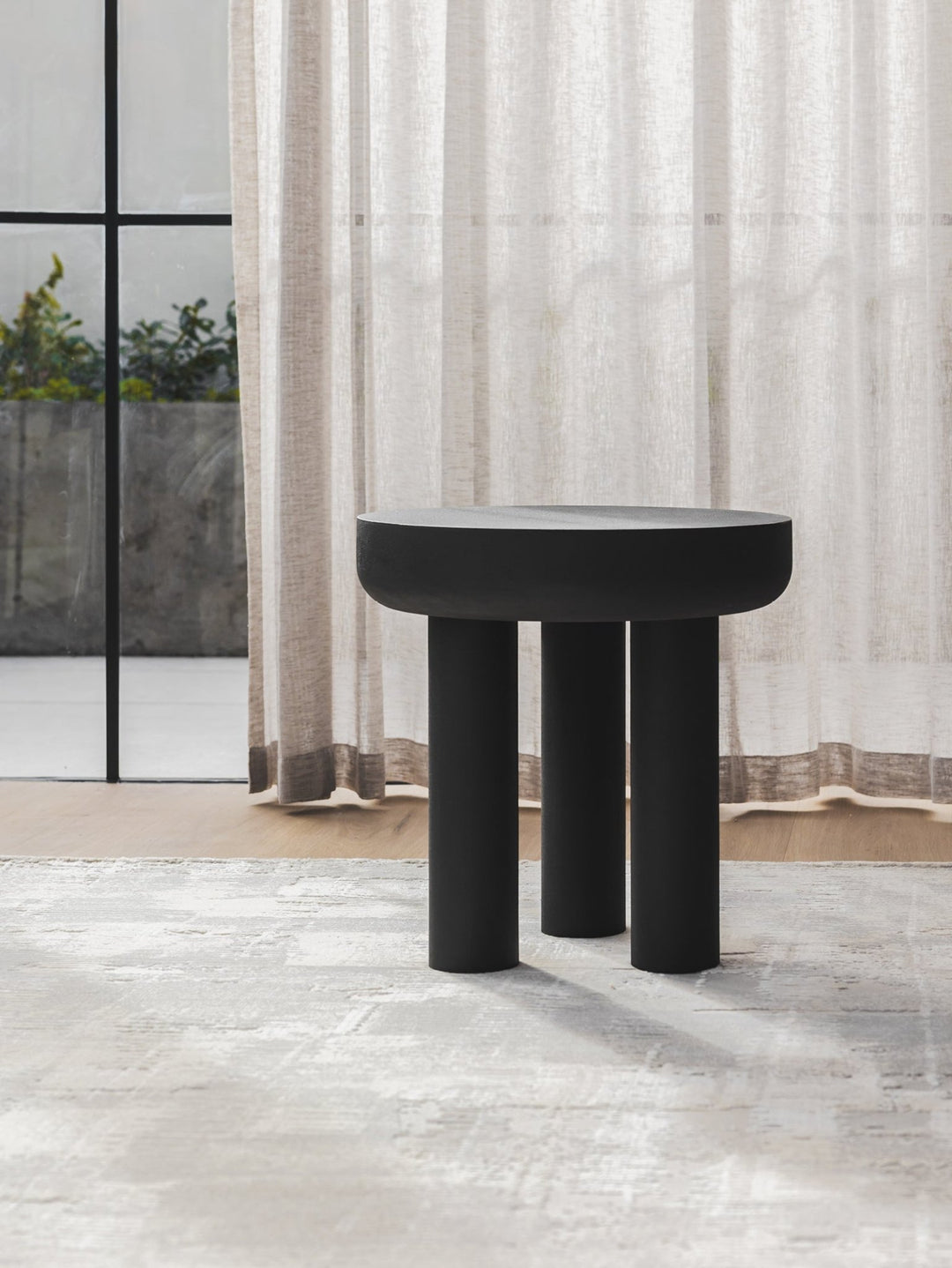 Opulent Side Table in Midnight - side table - Hertex Haus - Furniture