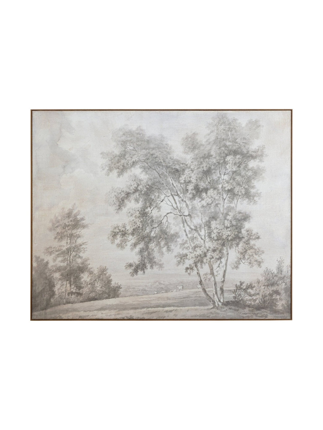 Pastoral Landscape Wall Art in Sepia - Wall Art - Hertex Haus - badge_extra_large