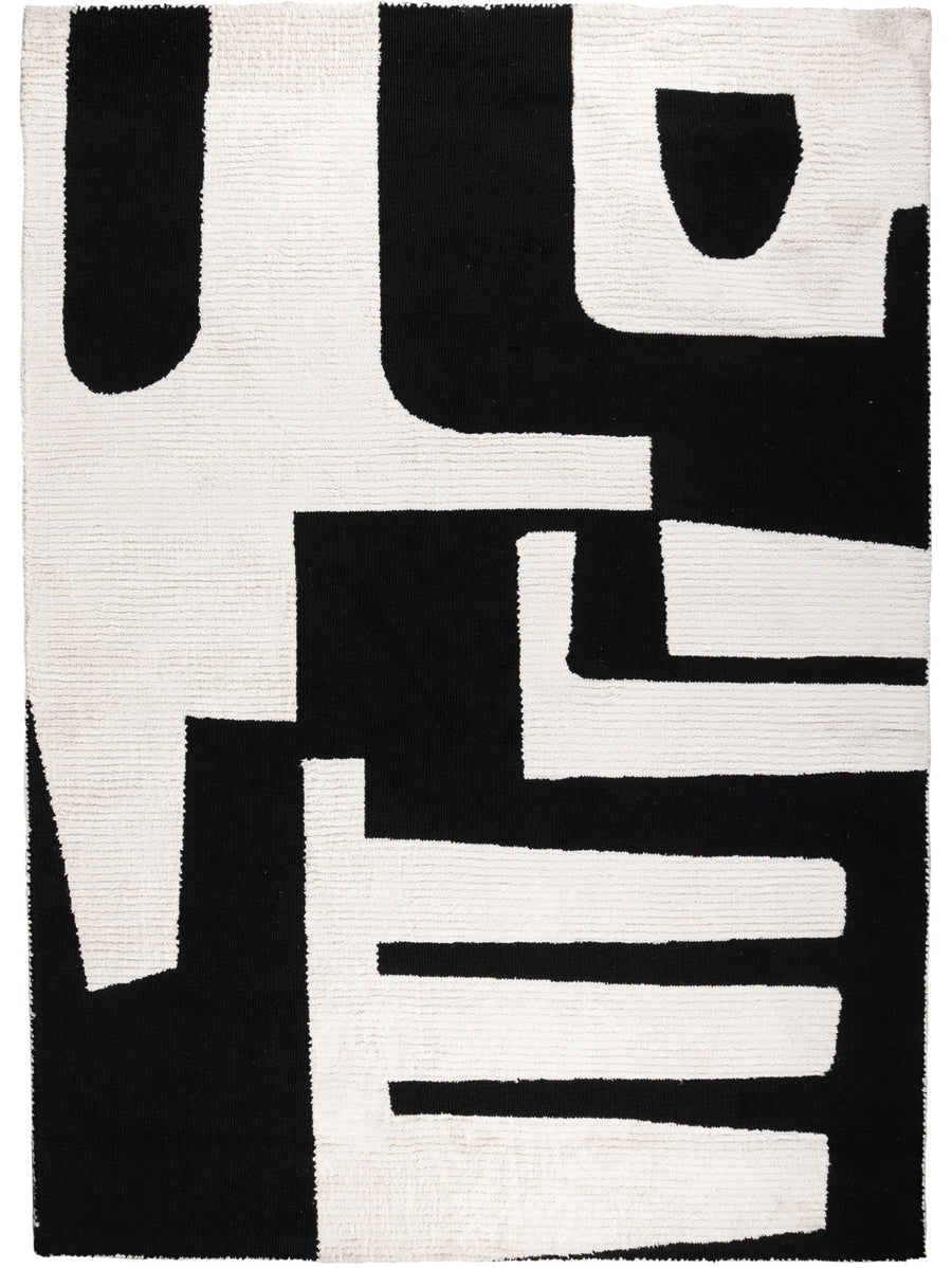 Peculiar Rug in Jet - Rugs - Hertex Haus - Blacks
