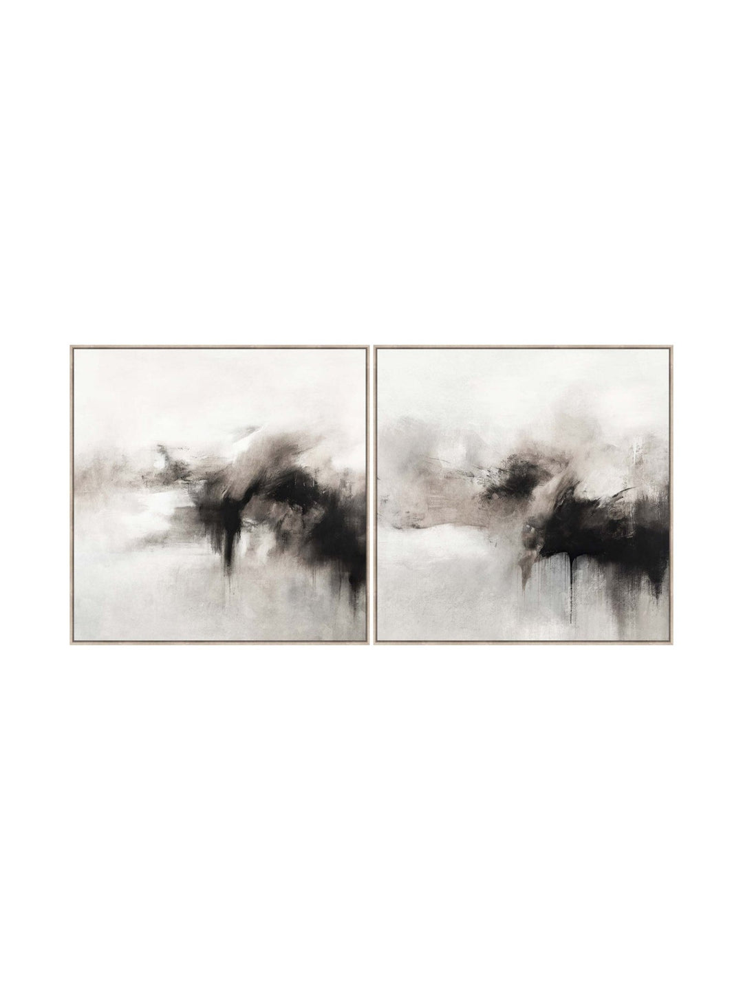 Phantom Wall Art Set 2 in Monochrome - Wall Art - Hertex Haus - badge_impasto_style_finish