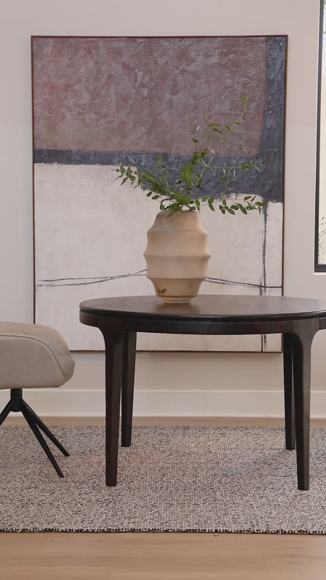 Aesthetic Rug in Bark
