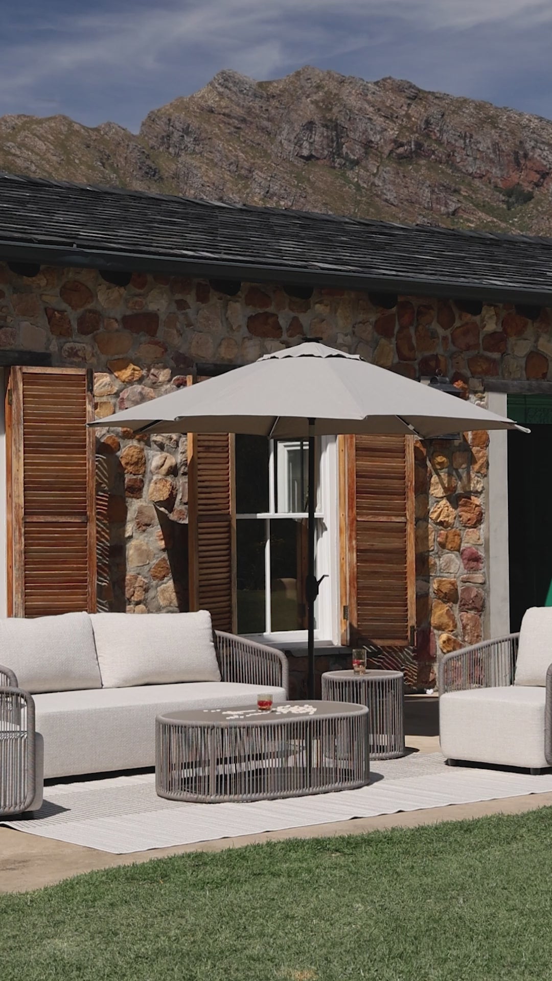 Bacalar Outdoor Sofa 3-Seater in Earth