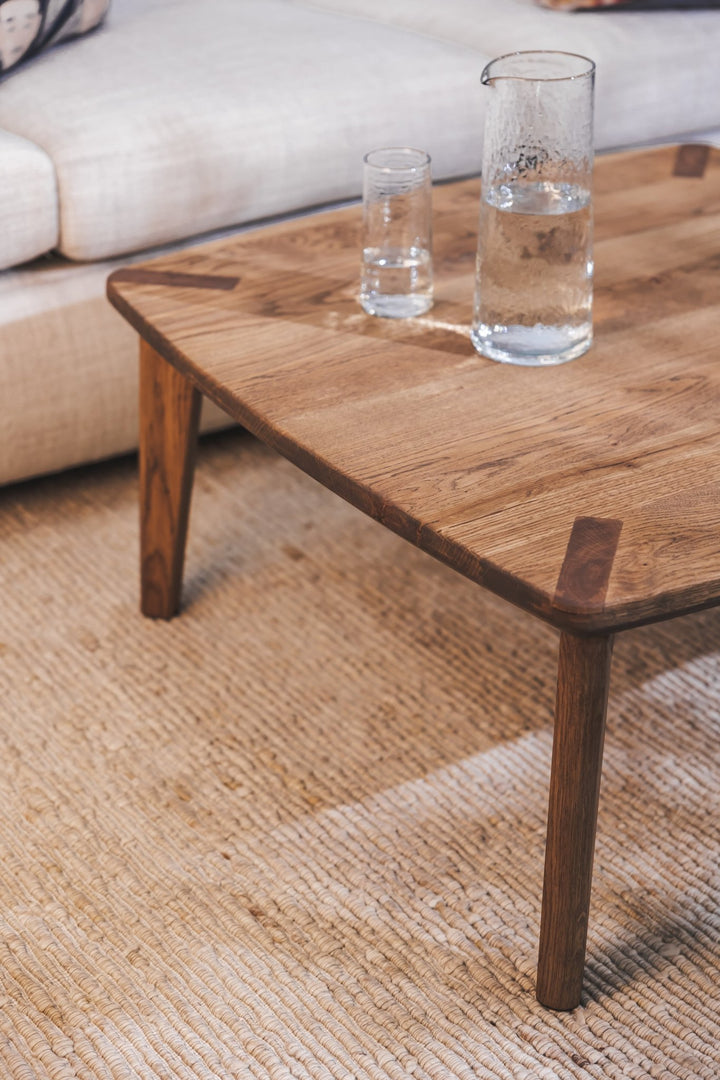 Regal Oak Coffee Table in Natura - side table - Hertex Haus - badge_made_in_sa