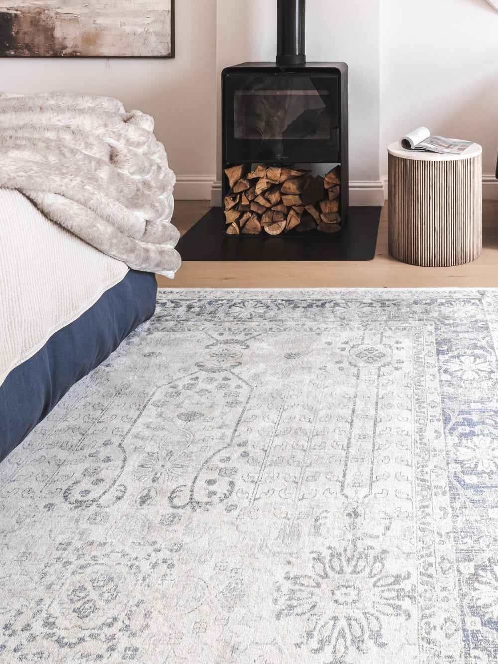 Regency Rug in Bluestone - Rugs- Hertex Haus Online - Blues