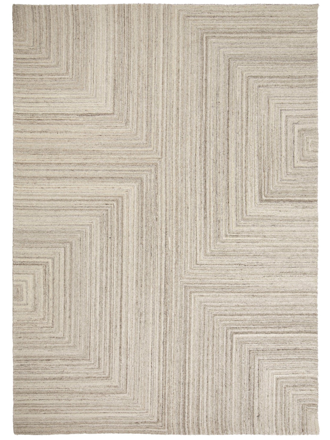 Rizz Rug in Steel - rug - Hertex Haus - Geometric