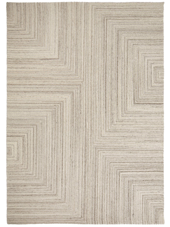 Rizz Rug in Steel - rug - Hertex Haus - Geometric