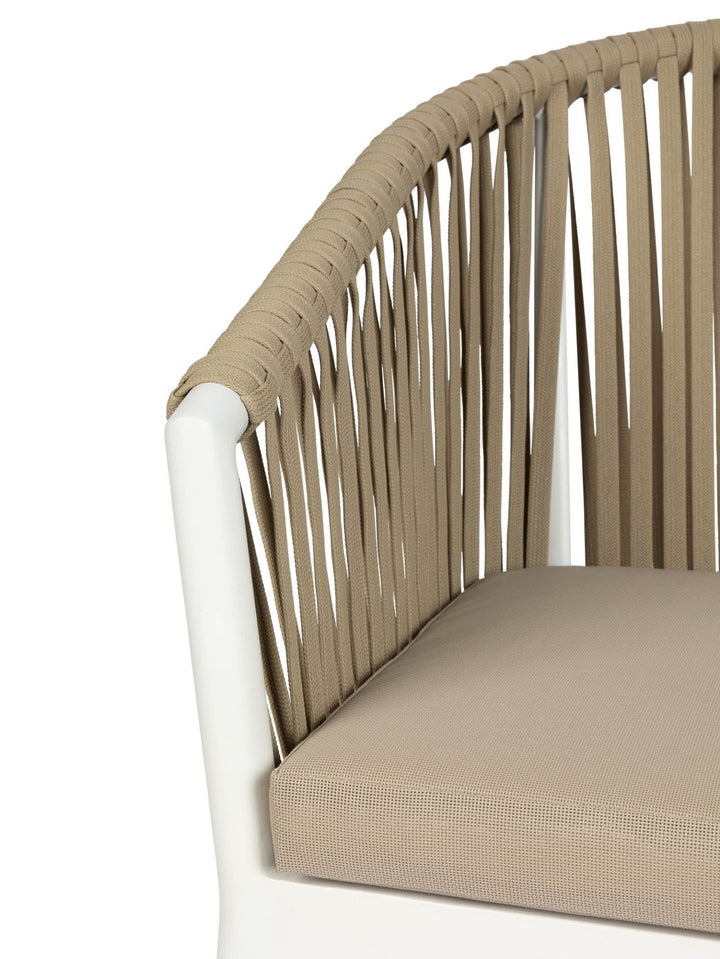 Sabi Outdoor Chair in Alabaster - Outdoor Furniture - Chair - Hertex Haus - badge_fully_outdoor
