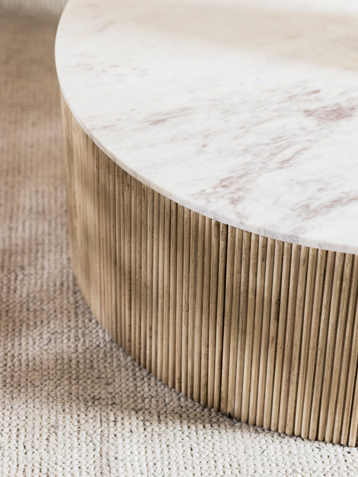 Stepwell Side Table in Sand Dune - side table - Hertex Haus - Furniture