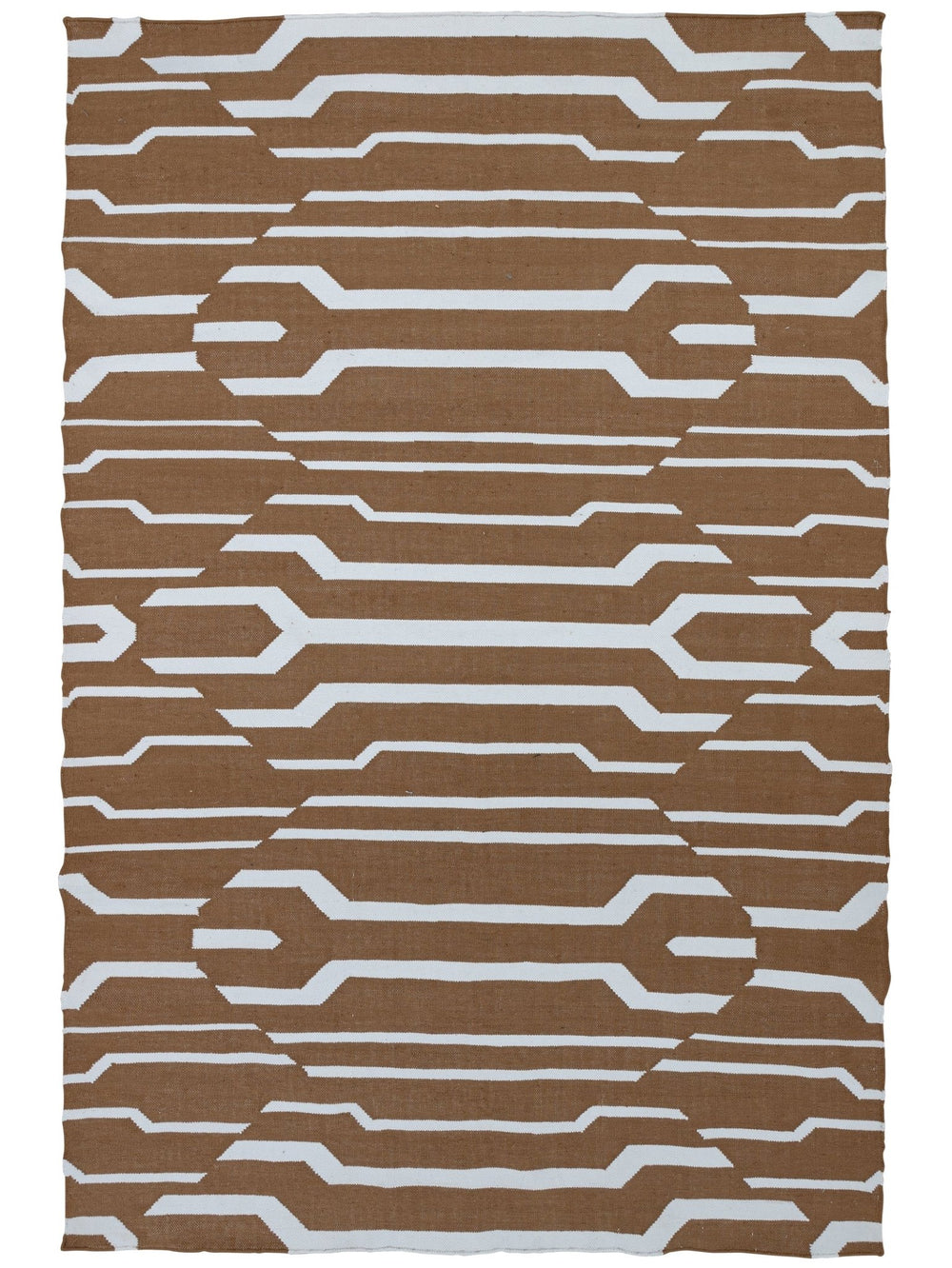 Stereoscopic Rug in Tobacco - rug- Hertex Haus Online - badge_fully_outdoor