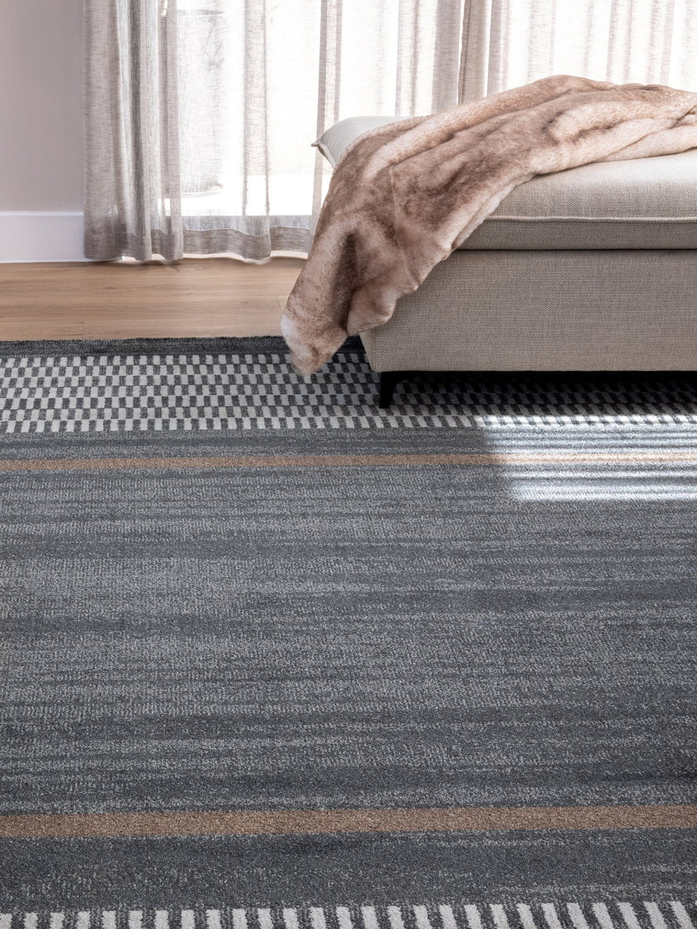 Titan Rug in Diesel - rug - Hertex Haus - Geometric