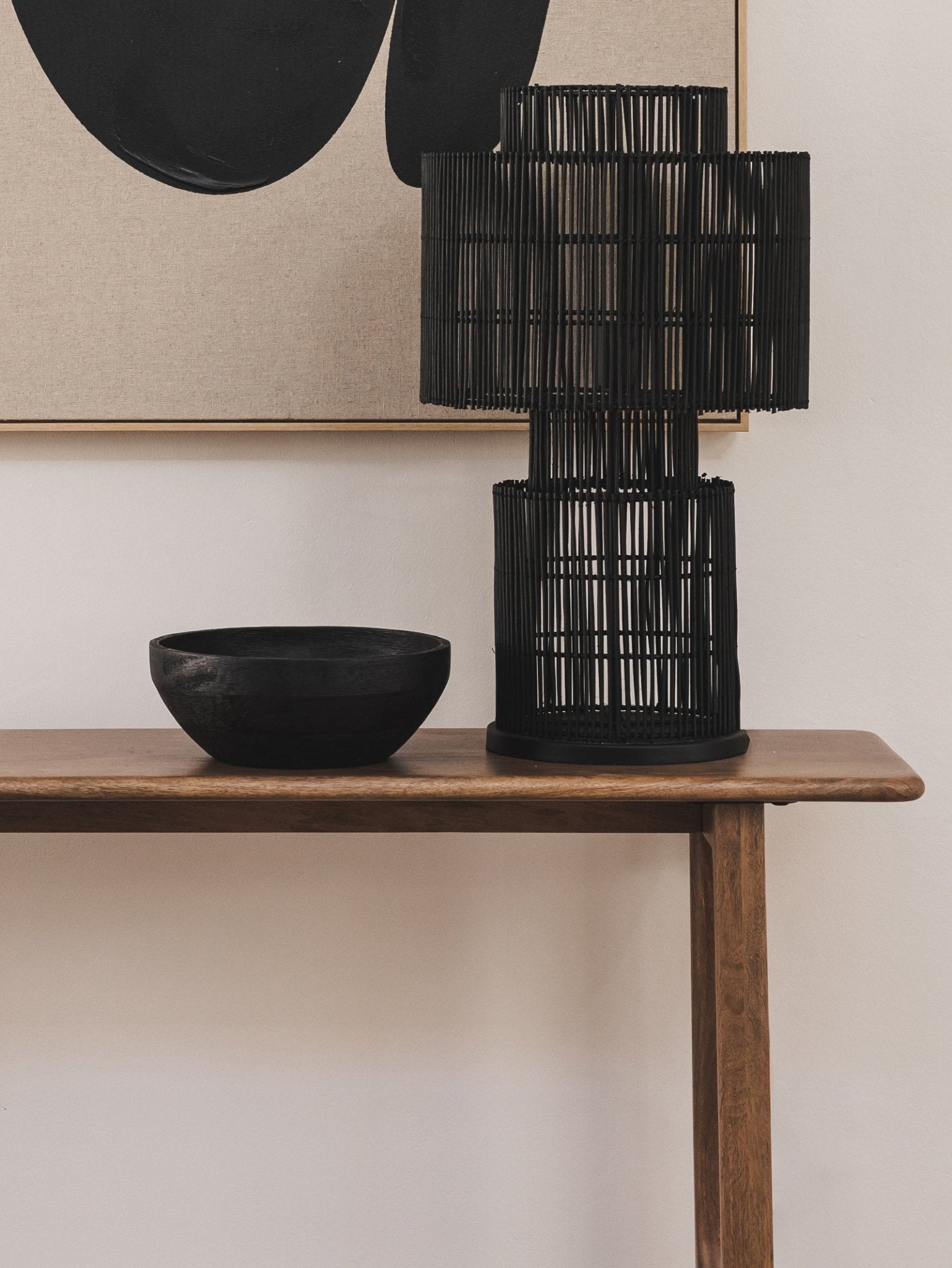 Tubular Media Console in Nutmeg - Hertex Haus - Hertex Haus