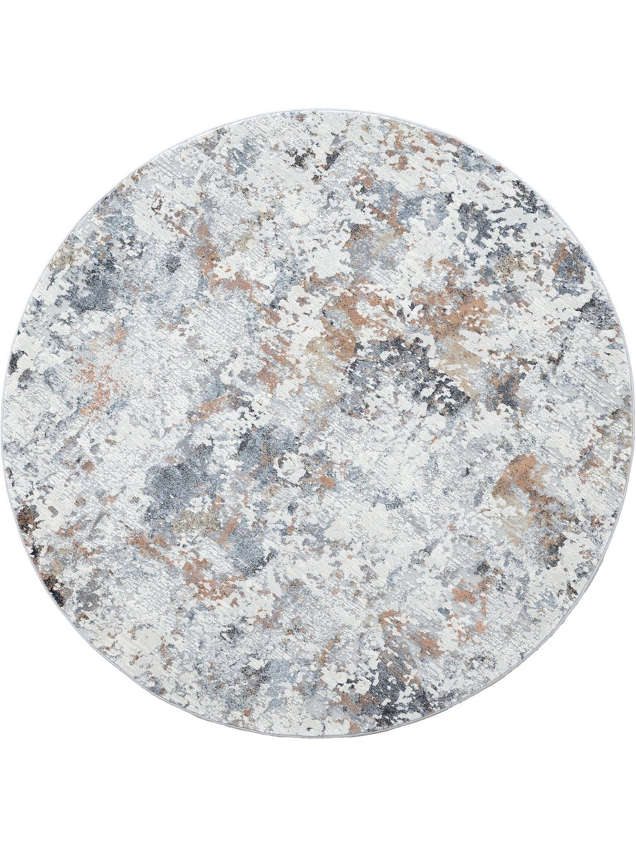 Vague Rug in Glimmer - Round Rug - Hertex Haus - Abstract