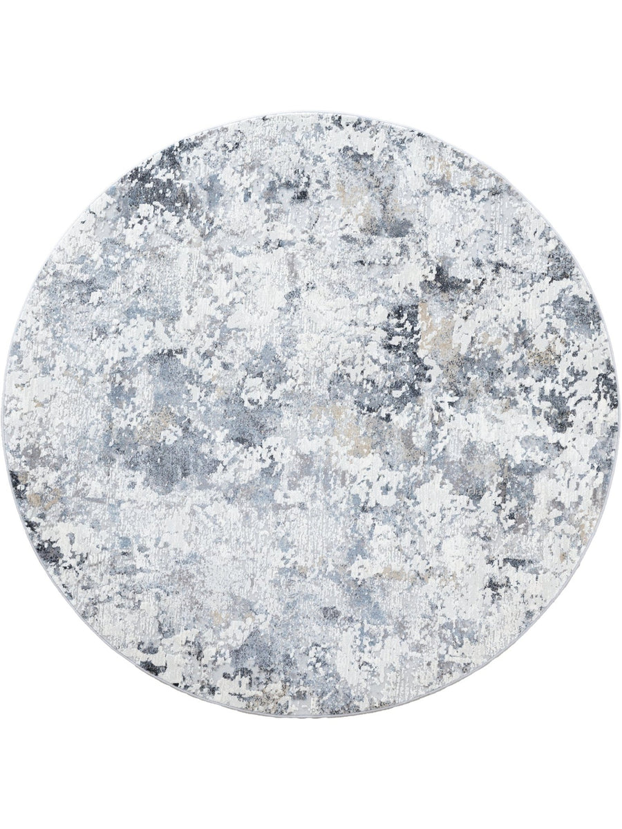 Vague Rug in Haze - Round Rug - Hertex Haus - Abstract