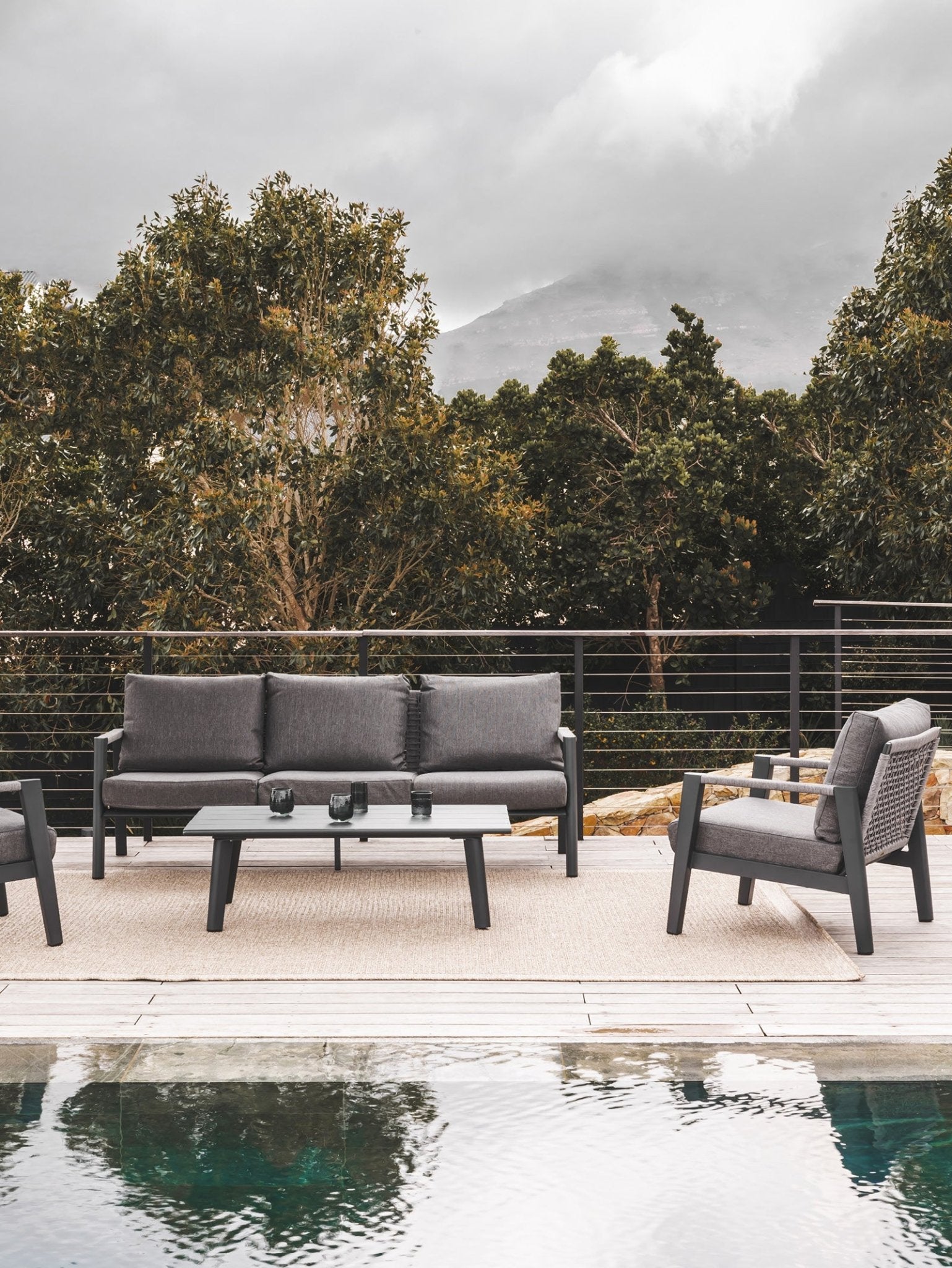 Vista Outdoor Sofa Set in Sandstone - Hertex Haus Online - Hertex Haus