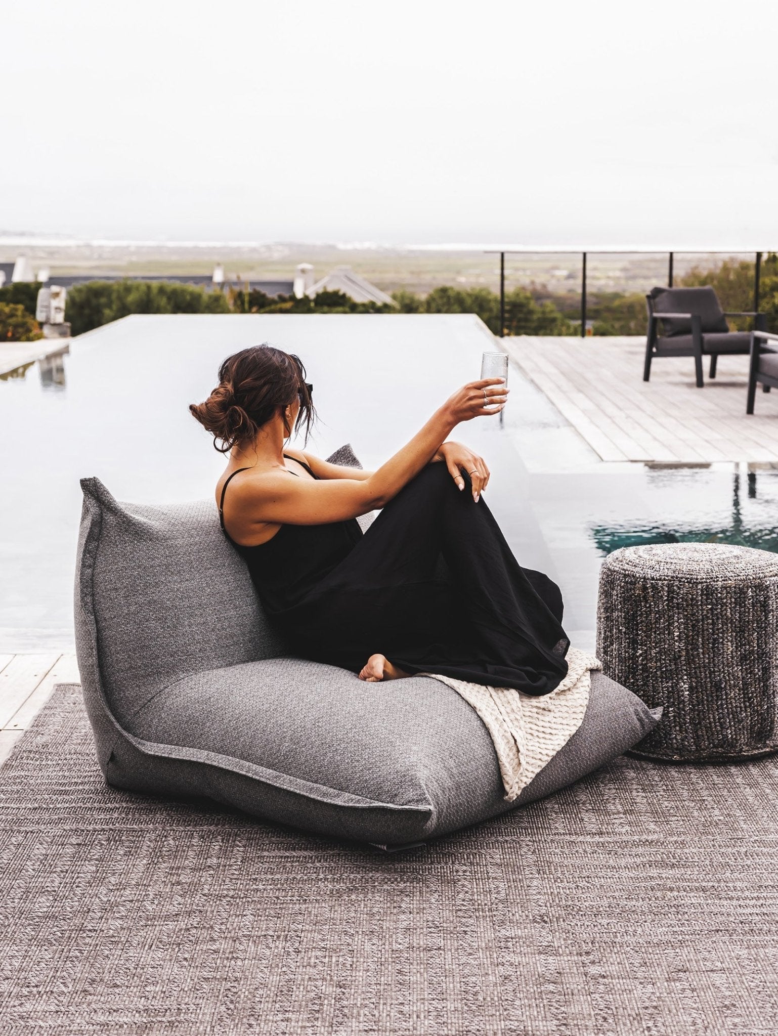 Zen Outdoor Medium Lounger - Hertex Haus - Hertex Haus
