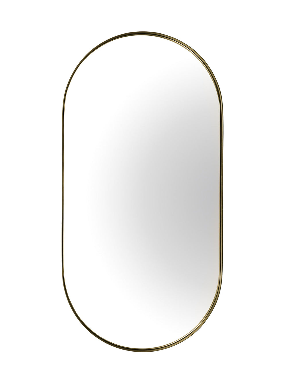 Albano Mirror in Antique Brass - mirror- Hertex Haus Online - Brass