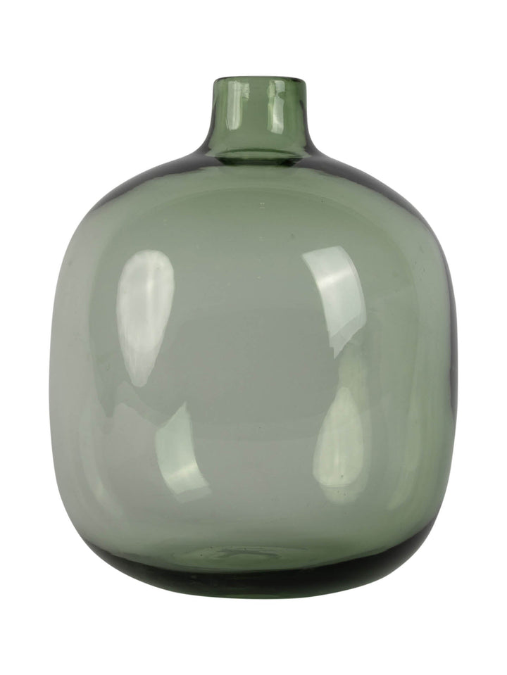 Anouk Glass Vase in Artichoke - Vases- Hertex Haus Online - badge_handmade