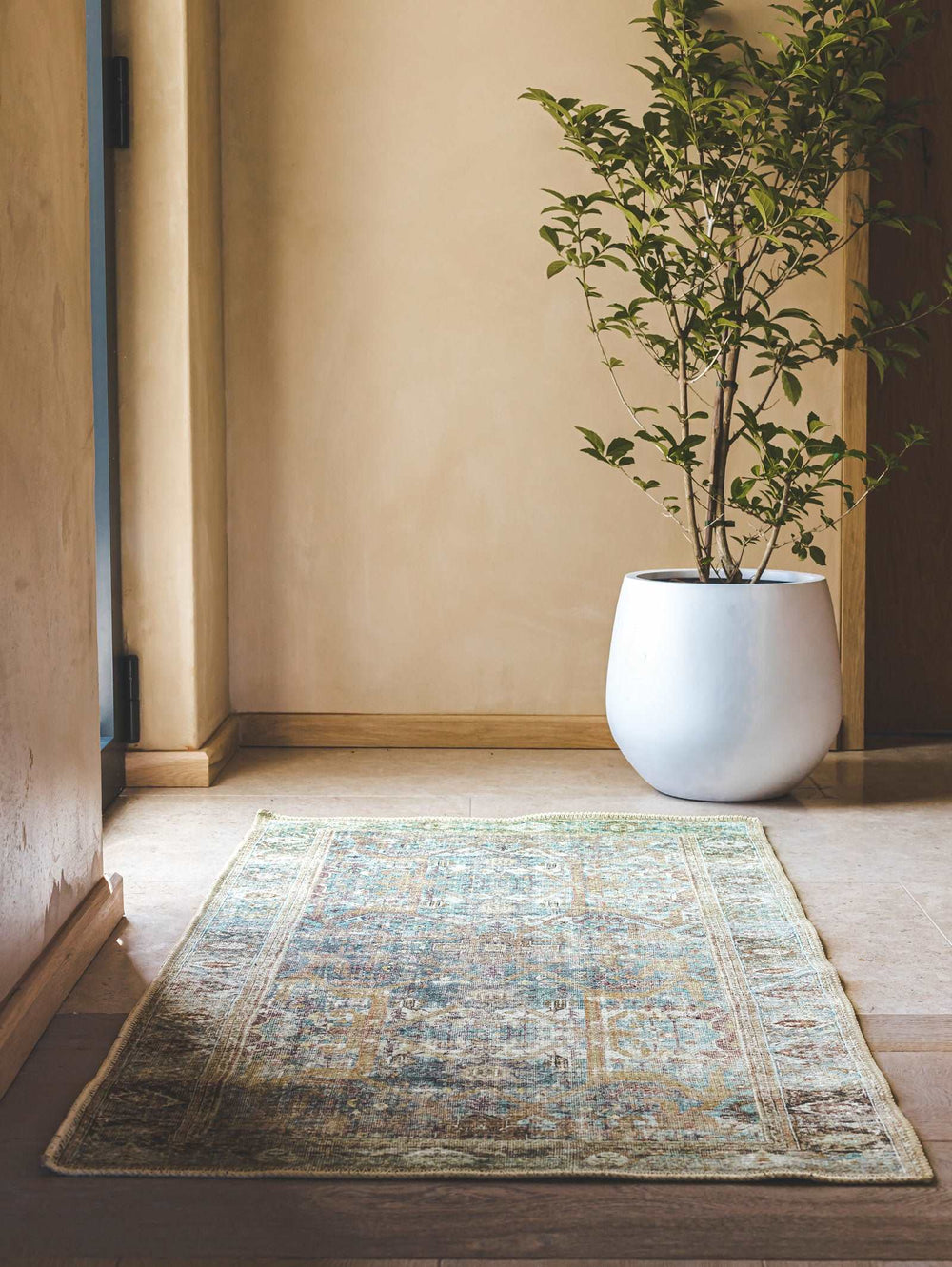 Athena Runner in Hydro - Rugs- Hertex Haus Online - Cotton