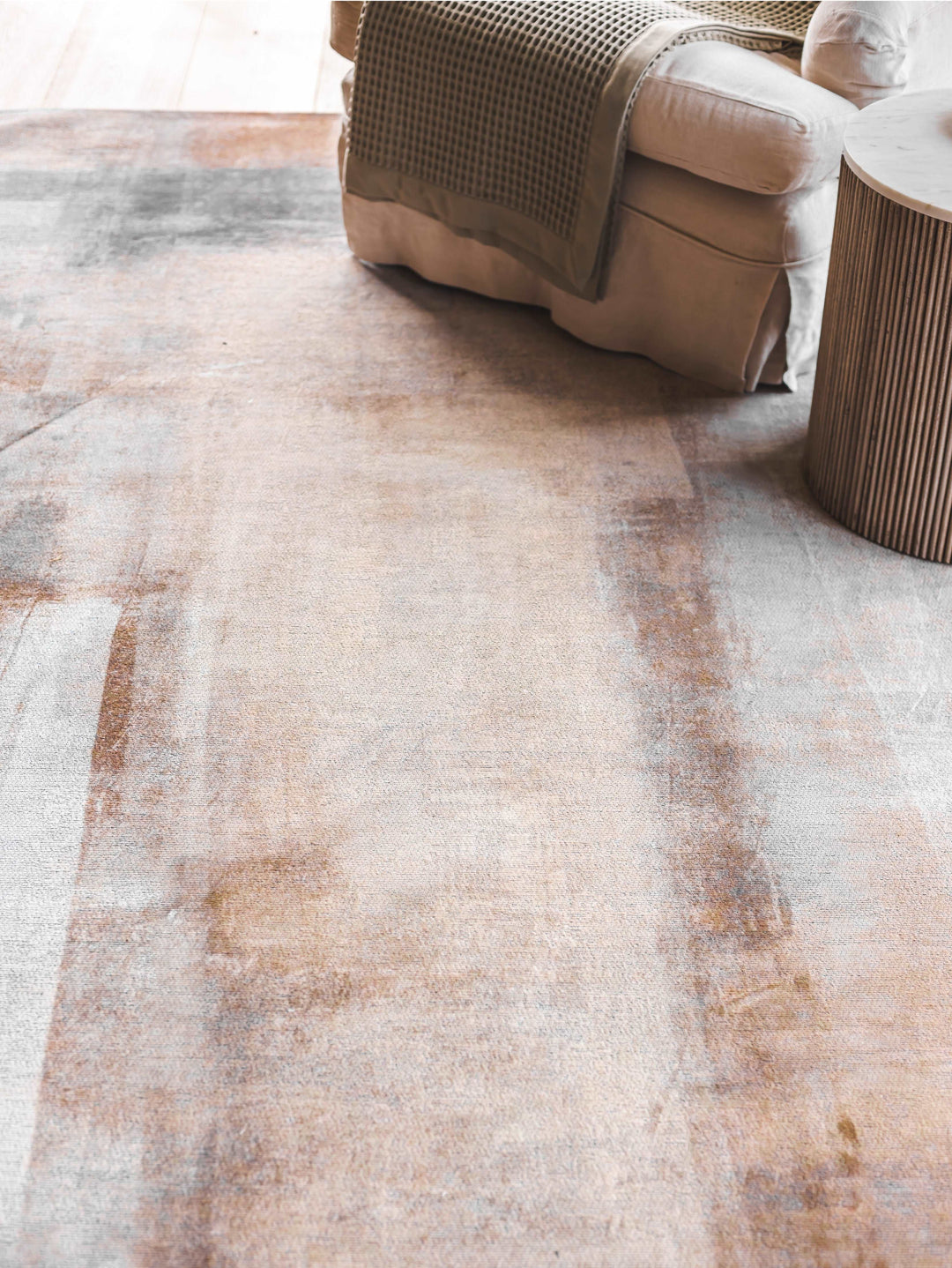 Canvas Rug in Nougat Hertex Haus Online