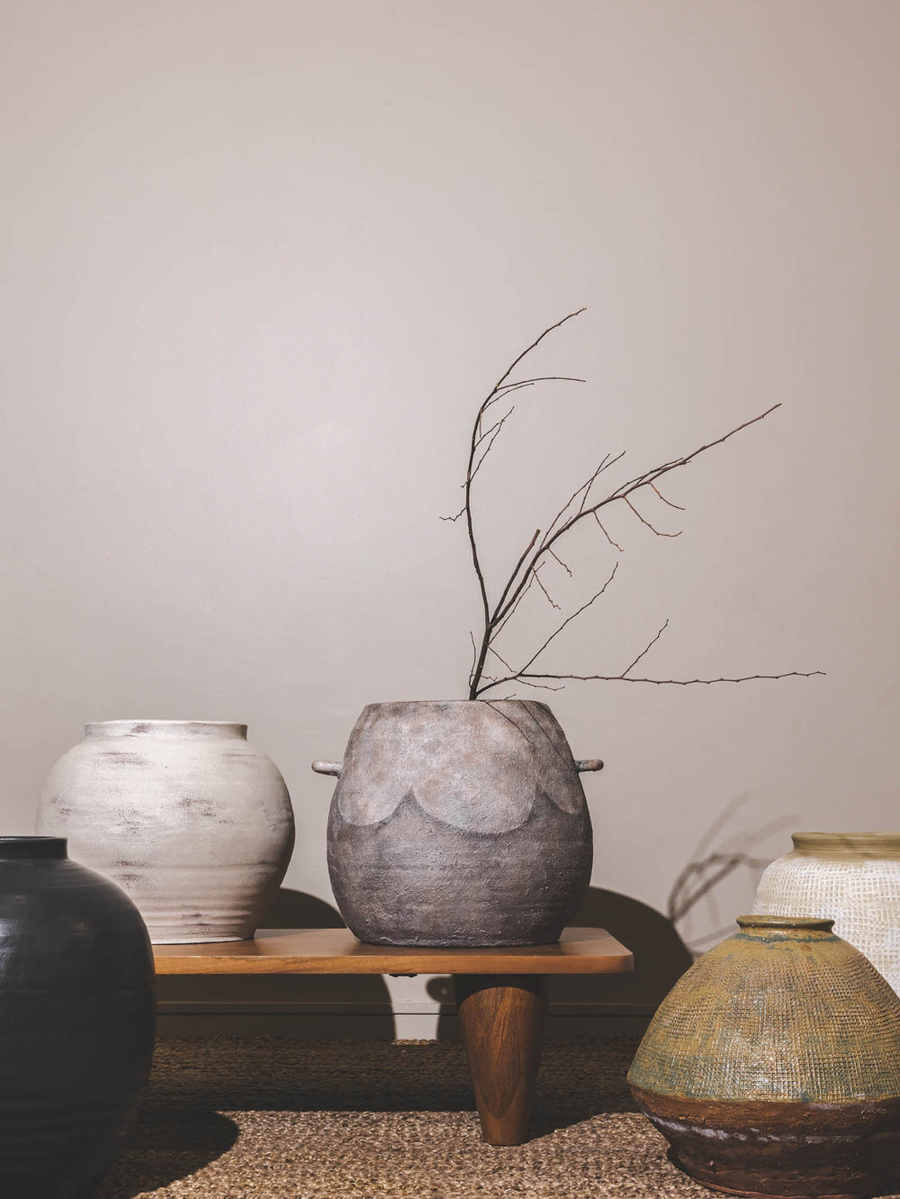 Coco Vase in Smokey Earth - Vases- Hertex Haus Online - badge_handmade