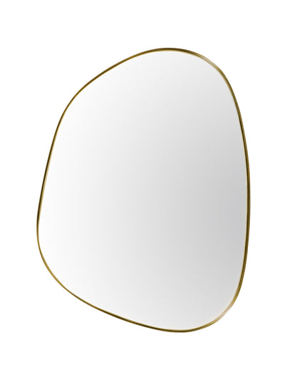 Como Mirror in Antique Brass - mirror- Hertex Haus Online - Brass