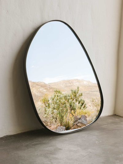 Como Mirror in Matte Black - Hertex Haus Online - Decor