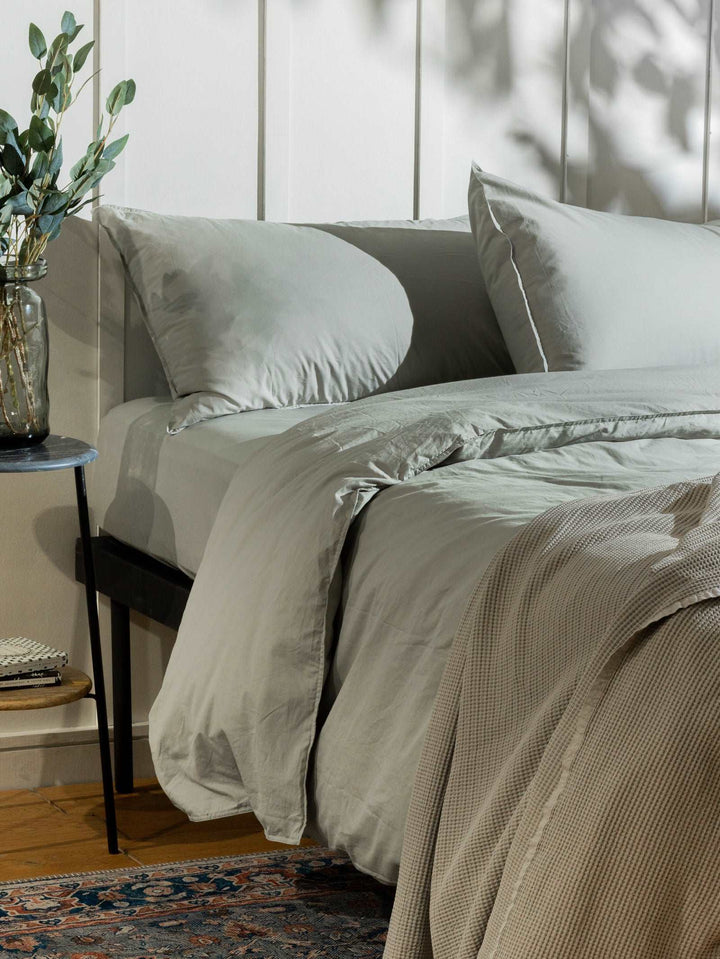 Cotton Wash Fitted Sheet - Hertex Haus Online - bed & bath