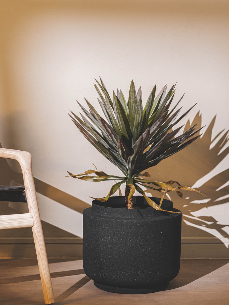 Domus Outdoor Planter in Gravel - Pots & Planters- Hertex Haus Online - badge_fully_outdoor