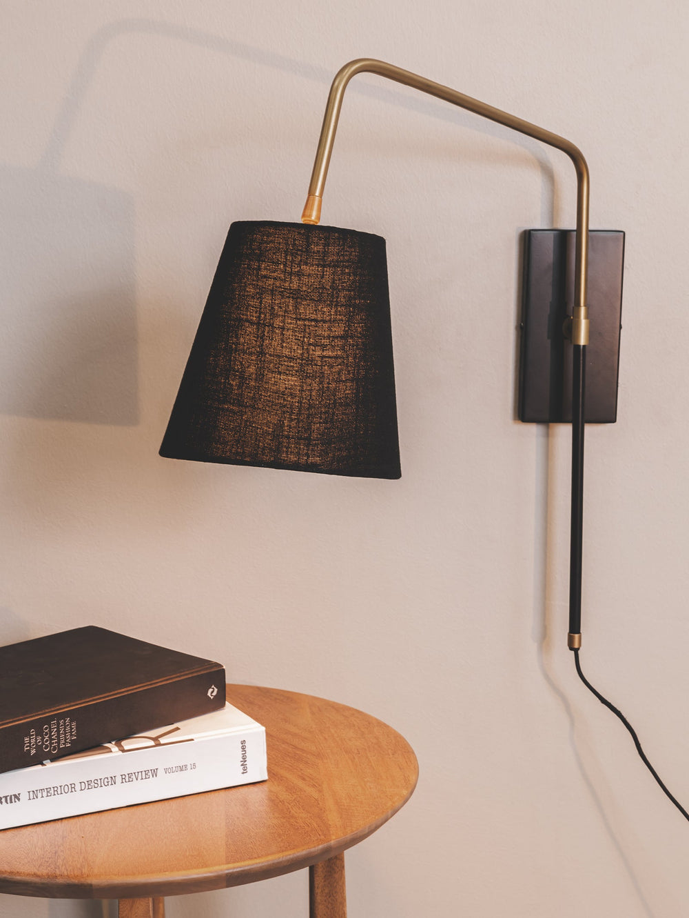 Donatello Wall Light in Nero - Lighting- Hertex Haus Online - Homeware