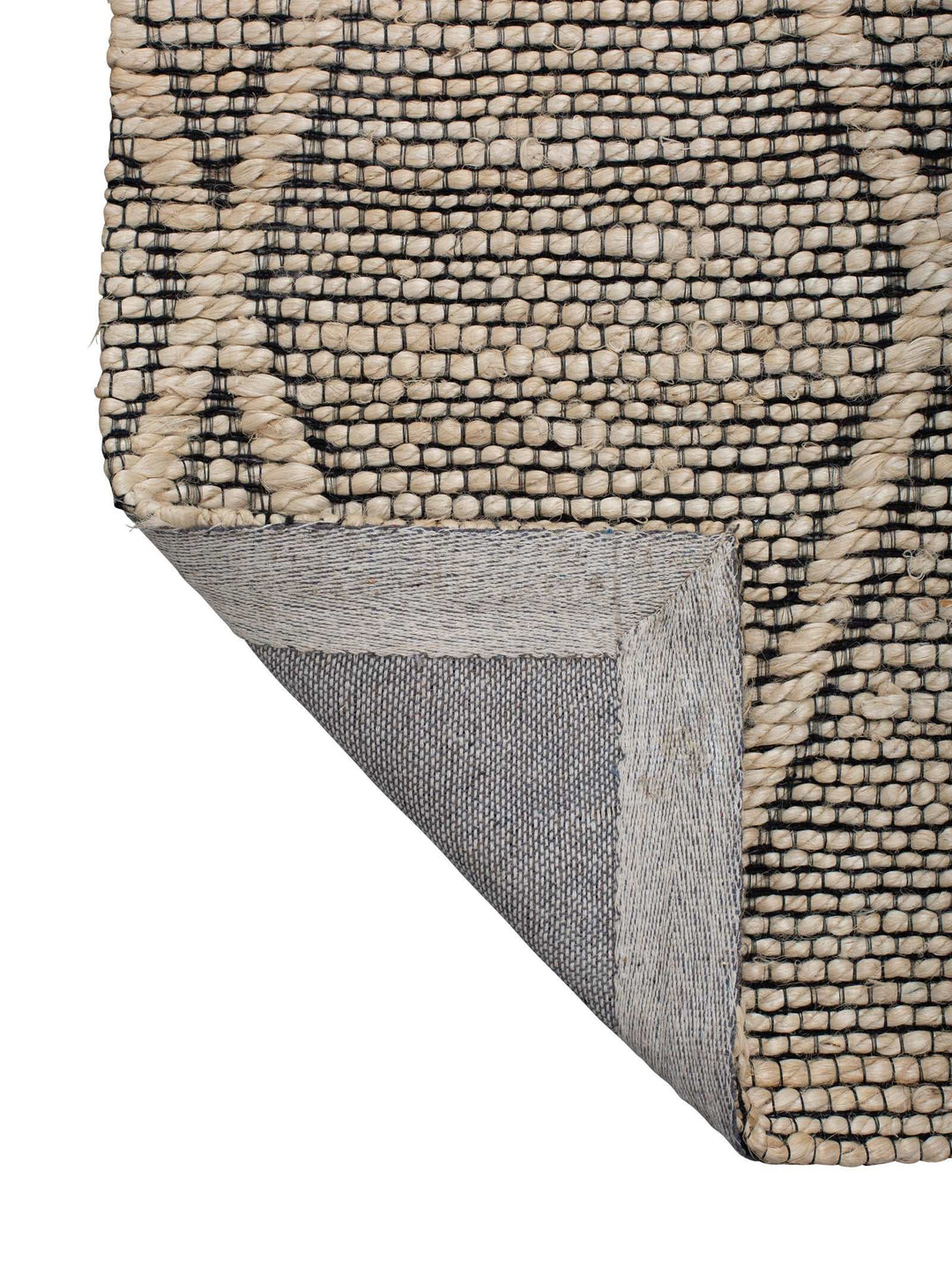 Double-Cross Rug in Ivory - Rugs- Hertex Haus Online - Cotton
