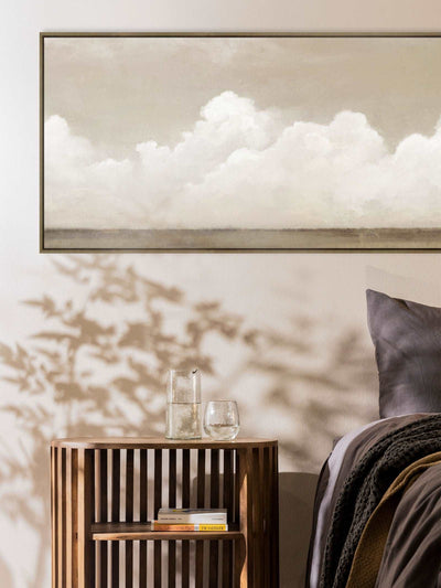 Dreamy Clouds Wall Art in Sepia - Wall Art- Hertex Haus Online - badge_hand_painted_finish