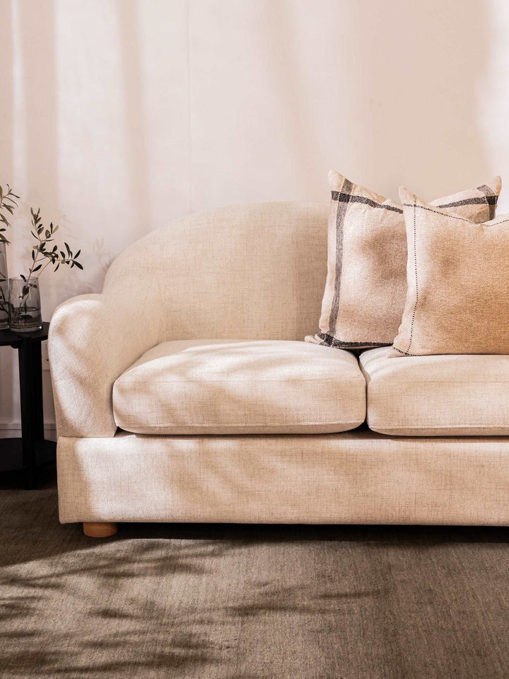Dunes 3-Seater Sofa in Vapoury Sandstone - Hertex Haus Online - Furniture