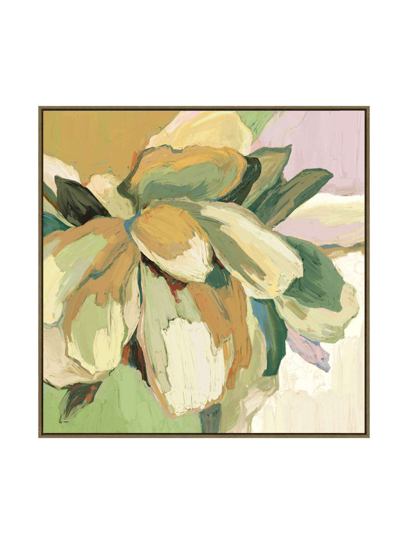 Floral Infusion Wall Art In Chartreuse - Wall Art- Hertex Haus Online - badge_extra_large