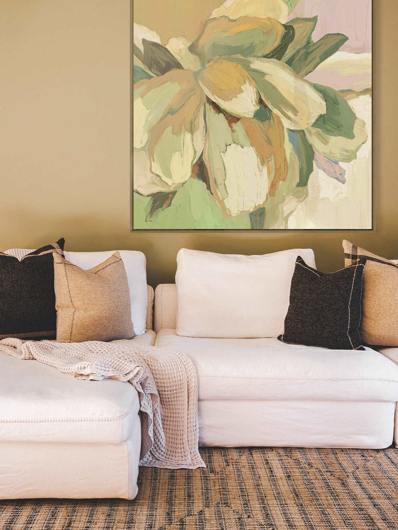Floral Infusion Wall Art In Chartreuse - Wall Art- Hertex Haus Online - badge_extra_large