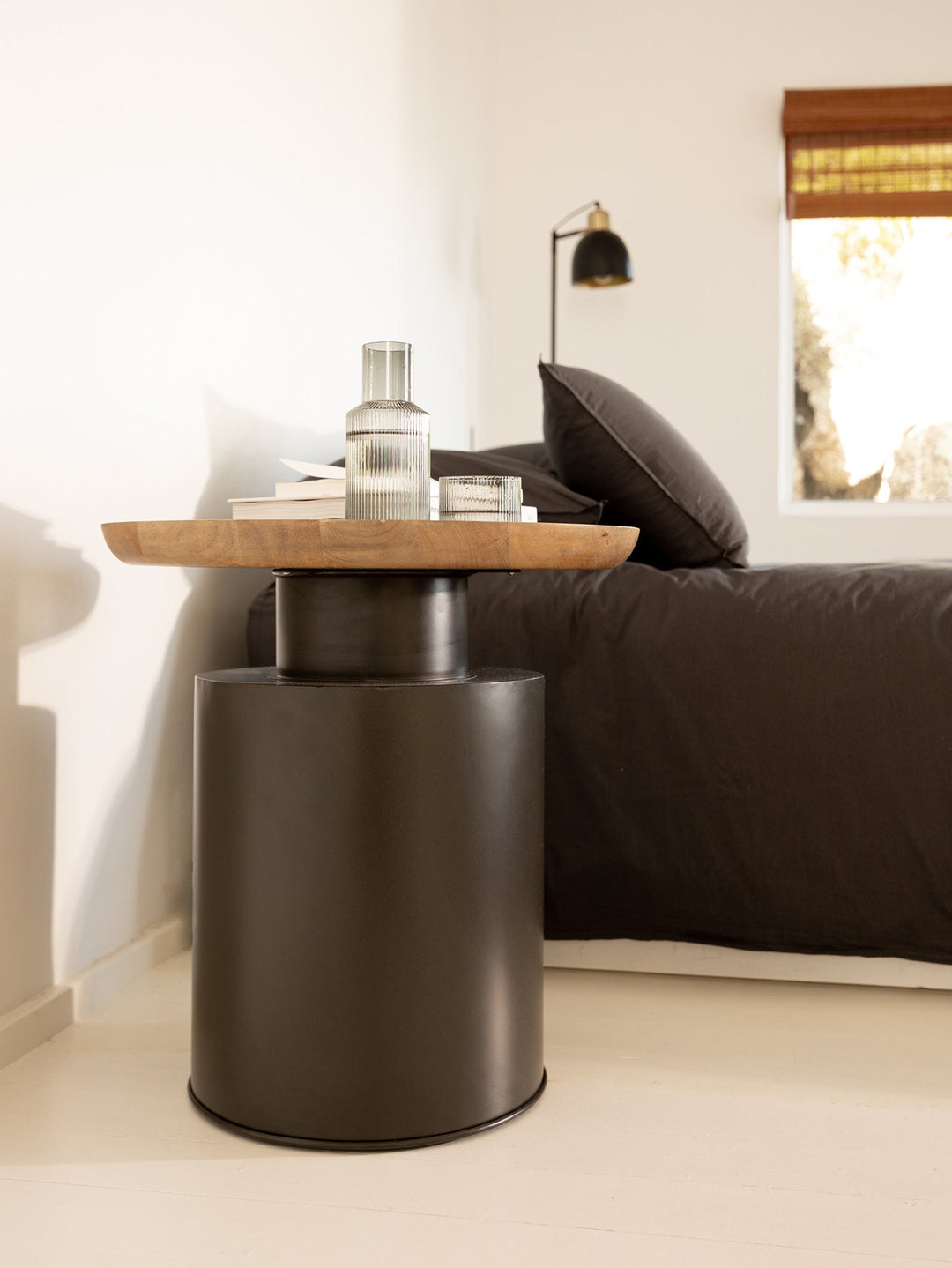 Fortress Side Table in Nutmeg - side table- Hertex Haus Online - Furniture