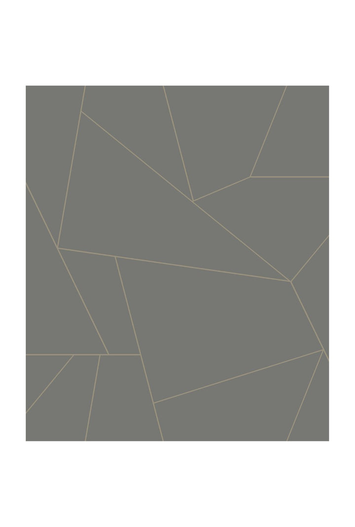 Fractured Prism Wallpaper in Fatigue - Hertex Haus Online - Homeware