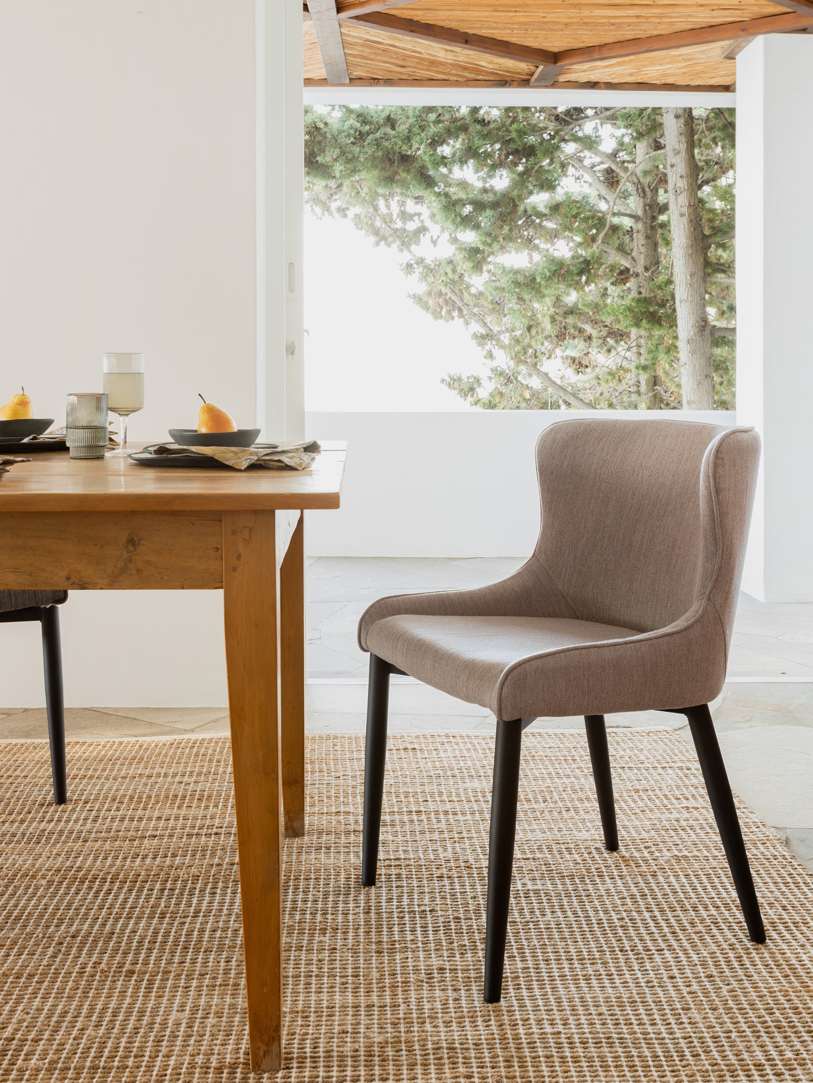 Generous Weekend Dining Chair in Nougat - Chair- Hertex Haus Online - Furniture