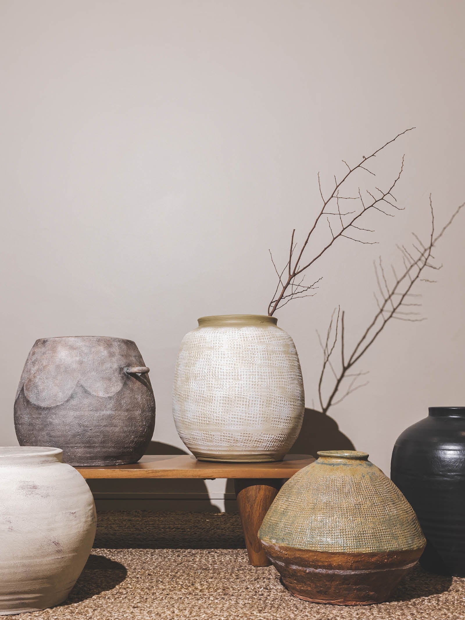 Grace Vase in Ivory Plaster - Hertex Haus Online - Hertex Haus