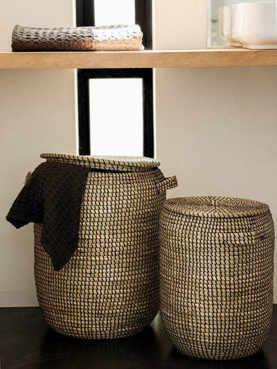Hanoi Laundry Basket Set of 3 - Baskets- Hertex Haus Online - Baskets