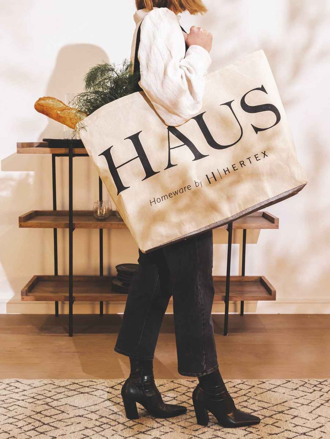 HAUS Shopper Bags - Hertex Haus Online - badge_recycled_materials