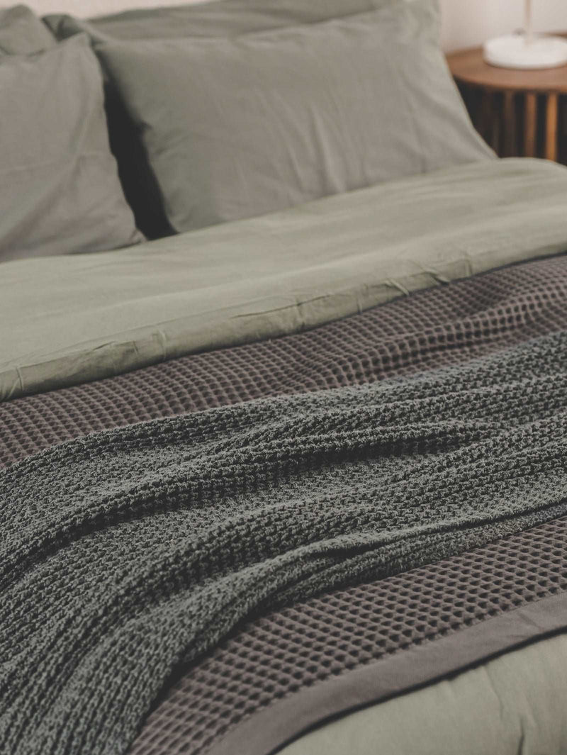 Honeycomb Throw - Throws- Hertex Haus Online - Bedding