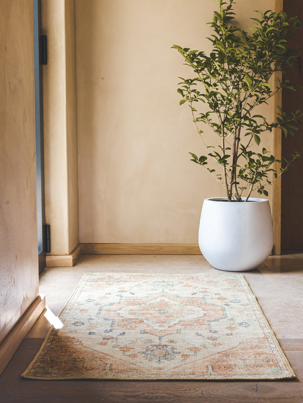 Juno Runner in Rosewater - Rugs- Hertex Haus Online - Cotton